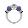 Best Tanzanite Emerald Diamond Ring
